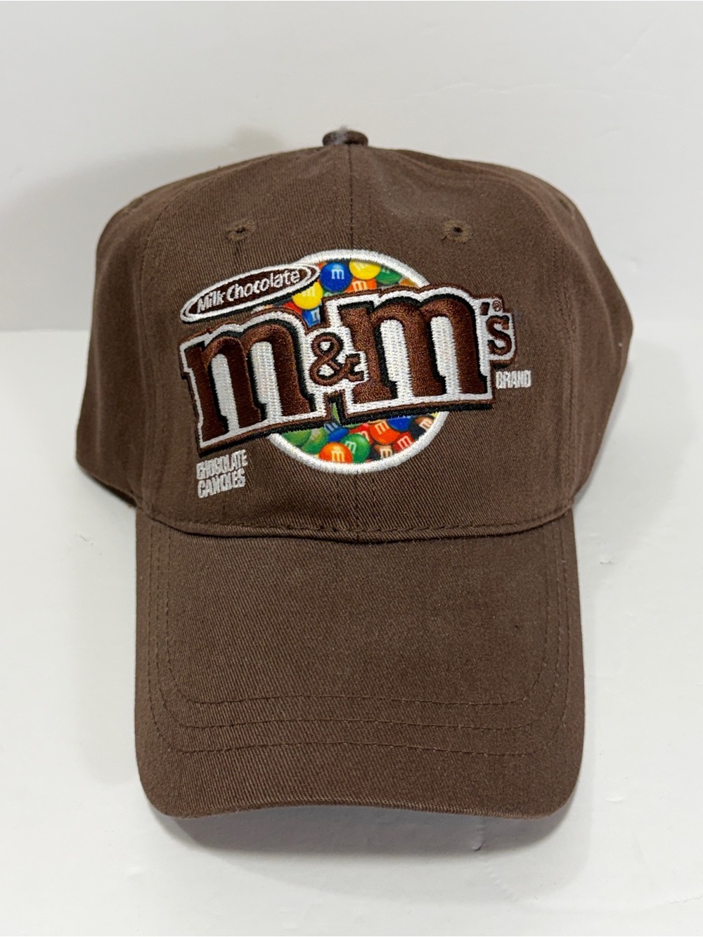 M&M's World Milk Chocolate Candies Hat Cap Brown NEW NWT Adjustable Mars Inc.